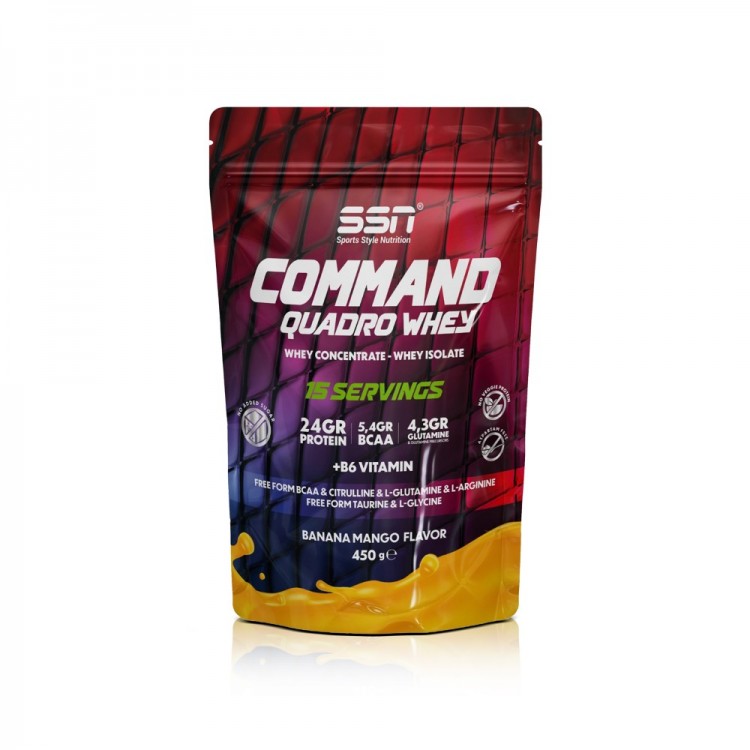 SSN Command Quadro Whey Protein 450 Gr