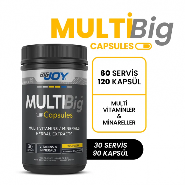 Bigjoy Multibig Vitamin 90 Kapsül