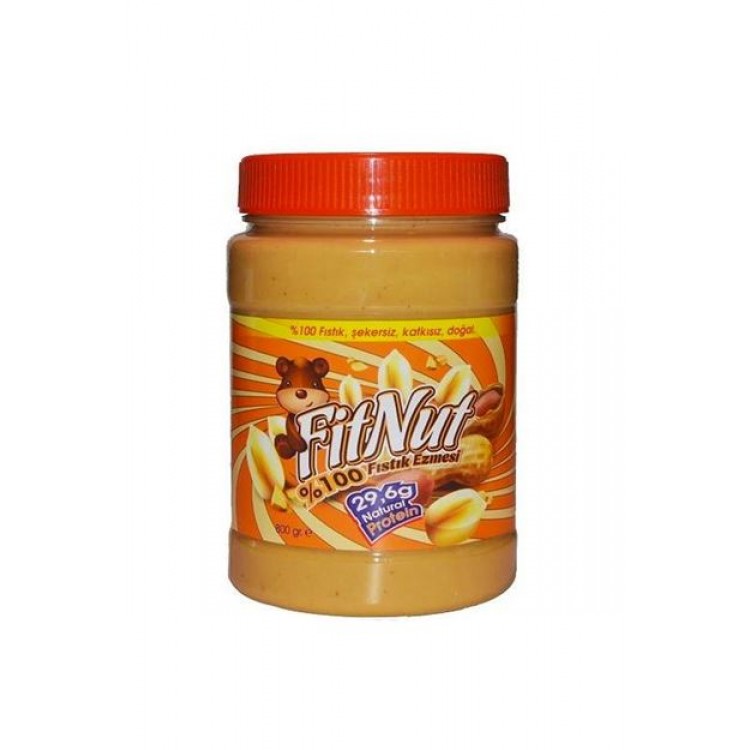 Fitnut Sade Fıstık Ezmesi 800 Gr