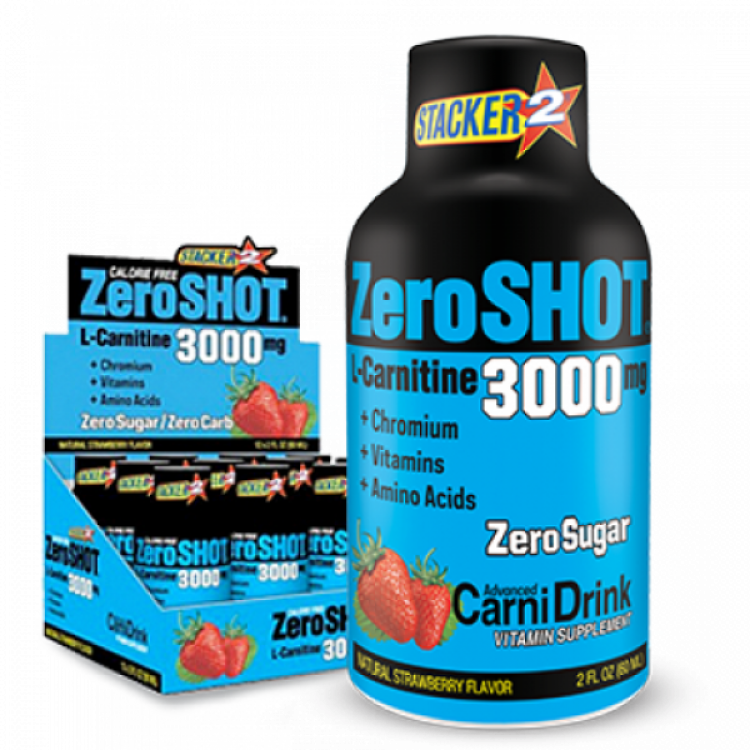 Zero Shot L-Carnitine 3000 Mg 12 Shot