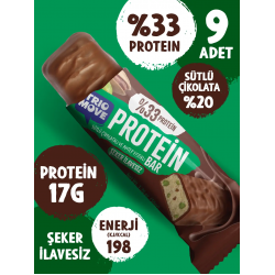 Trio Move %33 Premium Serisi Protein Bar 9 Adet 50 Gr
